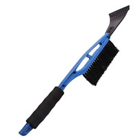 NEW Deluxe Ice Scraper with Snow Brush BLUE