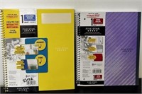 Lot of 2 FIVESTAR Brand 100sheet Spiral Notebooks