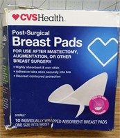Post surgical breast pads