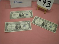 $1 Bills Silver Certificates