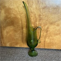 LE Smith Swung Glass Vase Pitcher