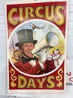Kraft Dairy Circus advertising double sided