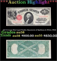 ***Auction Highlight*** 1917 $1 Large Size Legal T
