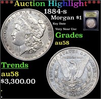 ***Auction Highlight*** 1884-s Morgan Dollar 1 Gra