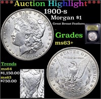 ***Auction Highlight*** 1900-s Morgan Dollar 1 Gra
