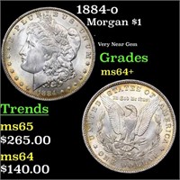 1884-o Morgan Dollar 1 Grades Choice+ Unc