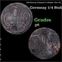 1763 Germay (Cologne) 1/4 Stuber  Km: 161 Grades g