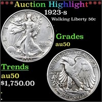 ***Auction Highlight*** 1923-s Walking Liberty Hal