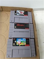 3 SUPER NES GAMES
