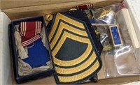 MILITARY PATCHES AND MEDALS