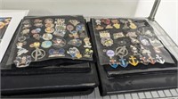 TRAY OF ASSORTED CARTOON COLLECTOR PINS