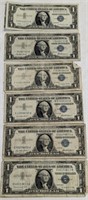 1957 AND 57A SILVER CERTIFICATES