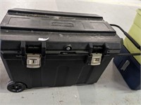 LARGE ROLLING TOOL BOX AND CONTENTS