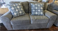 2 CUSHION UPHOLSTERED LOVE SEAT