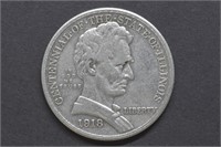 1918 Lincoln 1/2 $ Silver Classic Commemorative