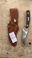 Schrade 152 knife in leather sheath… Uncle Henry