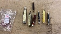 7 pocket knives