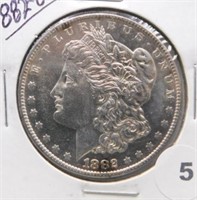 1882-O Morgan Silver Dollar.