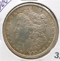1900 Morgan Silver Dollar.