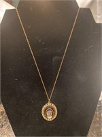 14K Necklace with  Beautiful Cameo