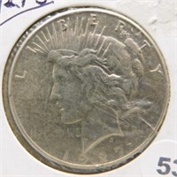 1927-S Peace Silver Dollar.