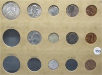 Partial 1955 P, D, S UNC Coin Sets. Missing