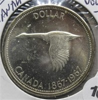 1967 Canadian Silver Dollar.