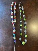 2 16" Real Stone Necklaces