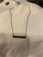 Sterling 925 black necklace & Pendant