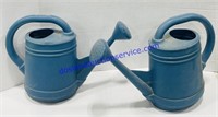 Pair of Plastic Watering Cans