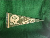 Vtg. 1960's New York Jets Pennant
