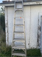 8 ft aluminum ladder Werner 250 lbs.