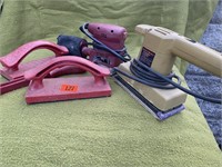 Black and Decker hand electric sander and push