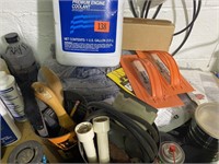 Gallon anti freeze and much miscellaneous items