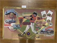 Vintage 1992 Baltimore Orioles Poster Baseball Mem
