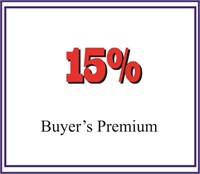 15% Buyer's Premium