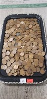 Tray Of Assorted Unsearched Pennies