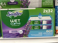 Swifer wet cloths lavender 32 refills