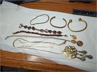 2 Necklaces, 5 Bracelets, Charm