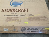 StorkCraft Davenport 5-in-1 crib/drawer