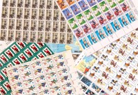 Full Sheets of U.S. Collectible Stamps (12)