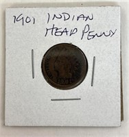 1901 Indian head penny