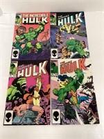 Four The Incredible Hulk Marvel Comic Books