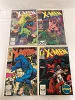 Four Uncanny X-Men Marvel Comic Books
