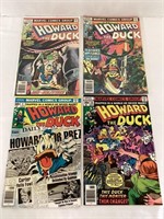 Four Howard the Duck Marvel Comic Books