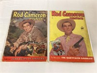 Rod Cameron Western 17 and 19 Fawcett Comics