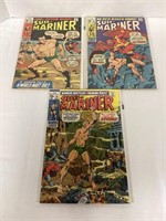 Three Sub-Mariner Marvel Comic Books