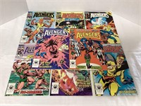 Eight Avengers Marvel Comic Books