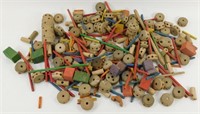 Large Bag of Vintage Tinker Toys