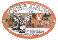 * Deer Camp Tin Sign